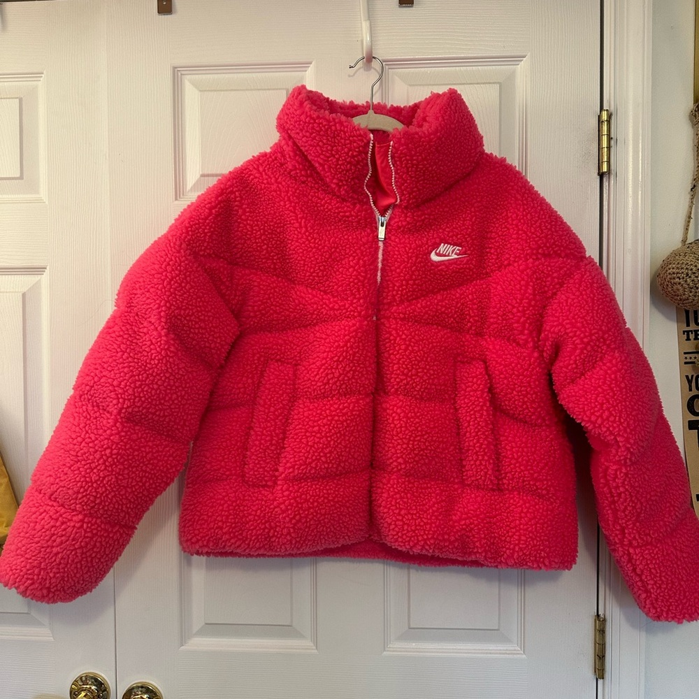 Nike Puffer Therma-Fit Jacket, S, Pink, NWOT